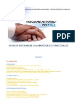 Ghid de Informare Privind Fondurile Structurale