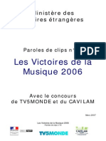 Victoires 2006