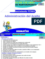 Curso Aceites Komatsu