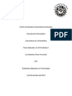 Estadistica Aplicada A La Criminologia