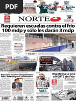 Periódico Norte de Ciudad Juarez 28 de Noviembre de 2013