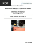 Ejercicios y Problemas - Tornos