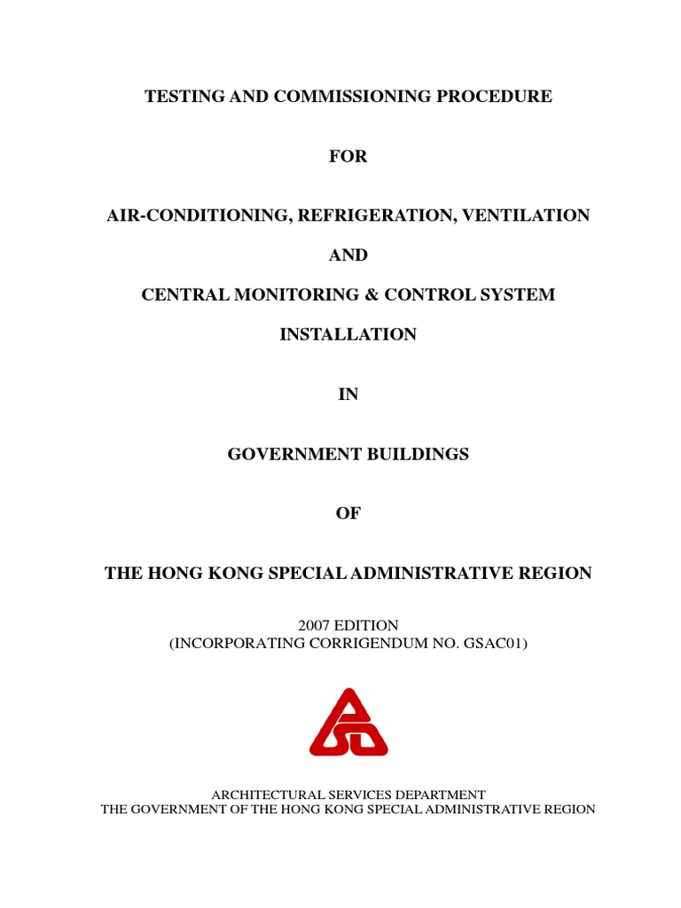 Testing and Commissioning of HVAC | Download Free PDF | Duct (Flow) | Hvac