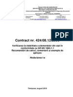 Verificarea la stabilitate a elementelor din oŃel în conformitate cu SR EN 1993-1.1 Recomandări de calcul, comentarii si exemple de aplicare