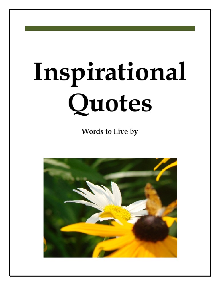 Inspirational Quotes | PDF | Love