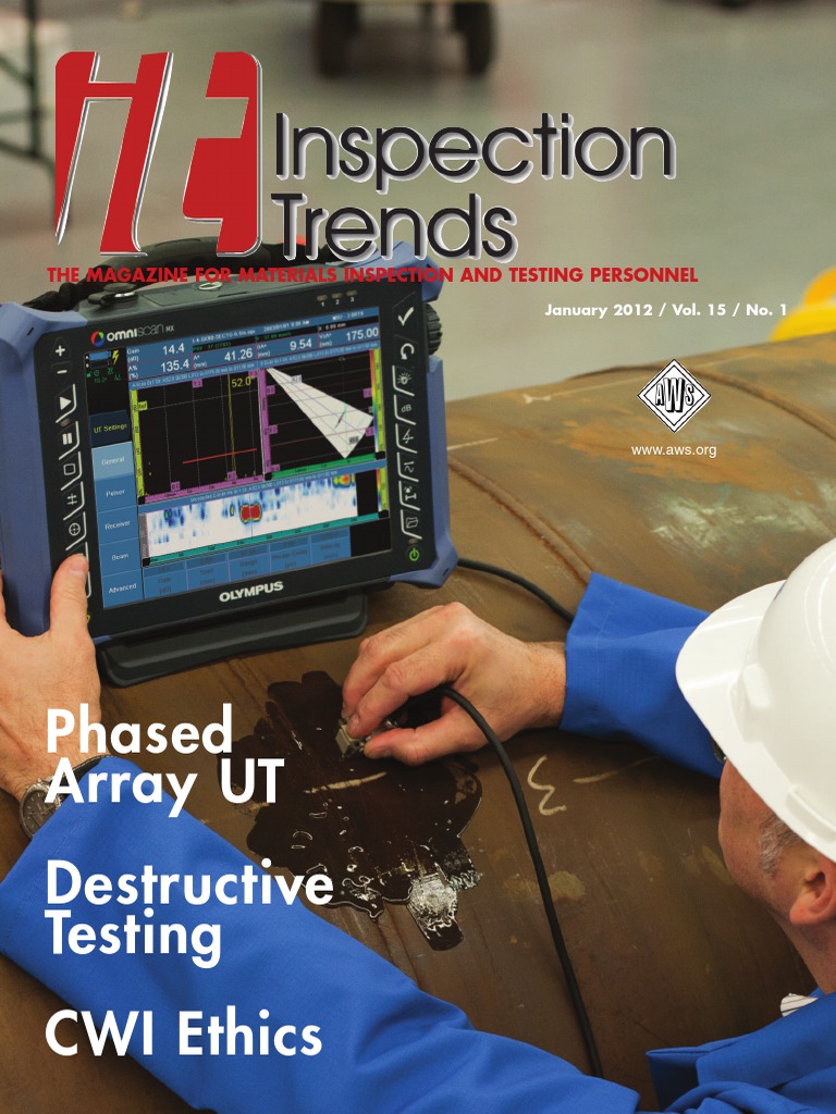 VOL 15-AWS Inspection Trends - 2012 - 01 | PDF | Nondestructive Testing ...