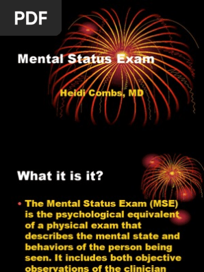 Mental Status Exam