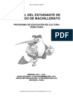 Manual Del Estudiante Para Segundo de Bachillerato 2013-2014