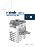 Manual Operare Bizhub 162/210