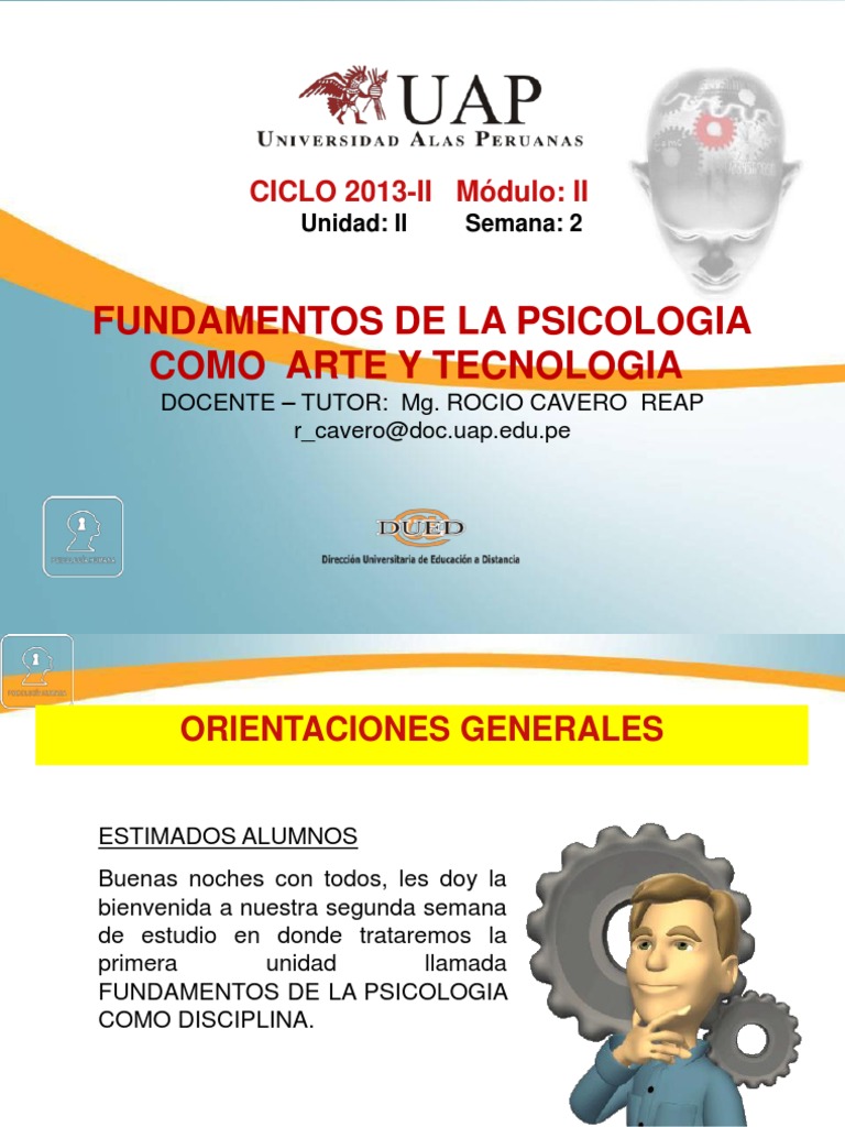 Semana 2 Fundamentos de la Psicologia como arte y