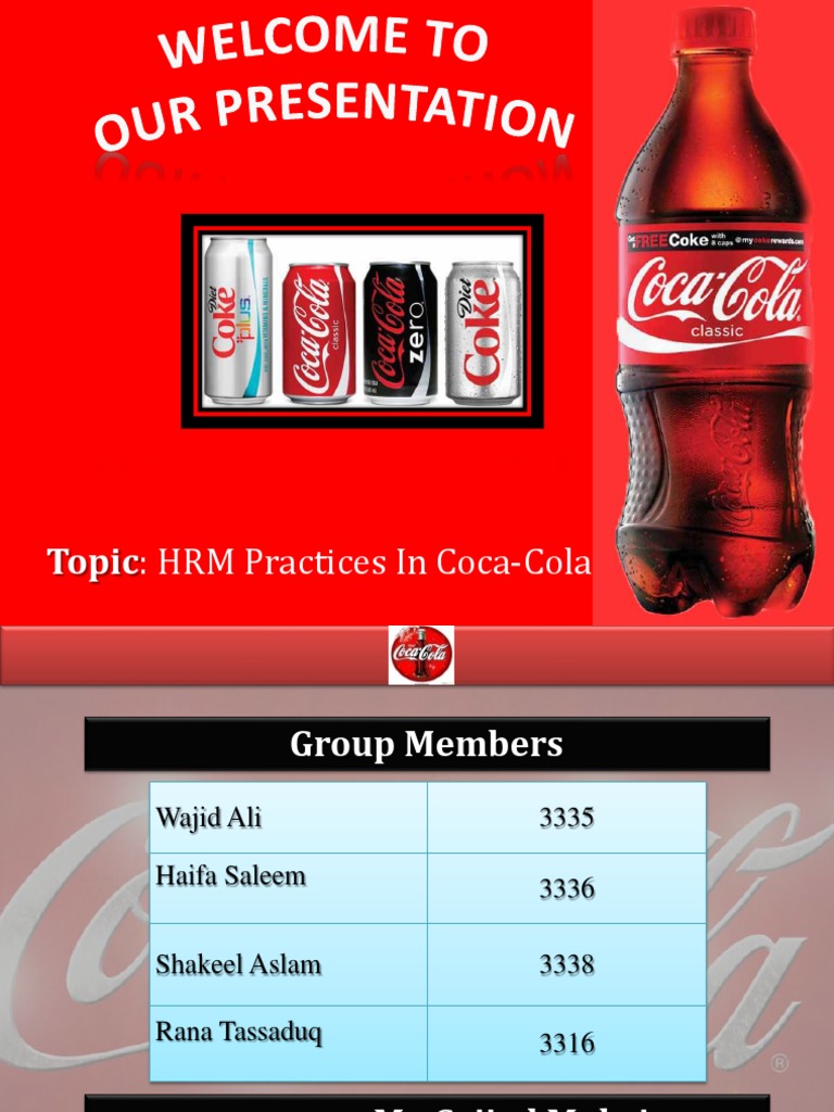 HR Practices in Coca Cola  Recruitment  Coca Cola