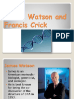 James Watson and Francis Crick by Rachel and Isabella