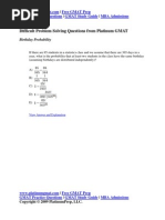 Download GMAT Problem Solving Questions by Michael Lee SN18776473 doc pdf