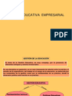 GESTIÓN   EDUCATIVA  EMPRESARIAL