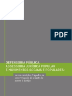 Defensoria Pública, Assessoria Jurídica Popular e Movimentos Sociais e Populares