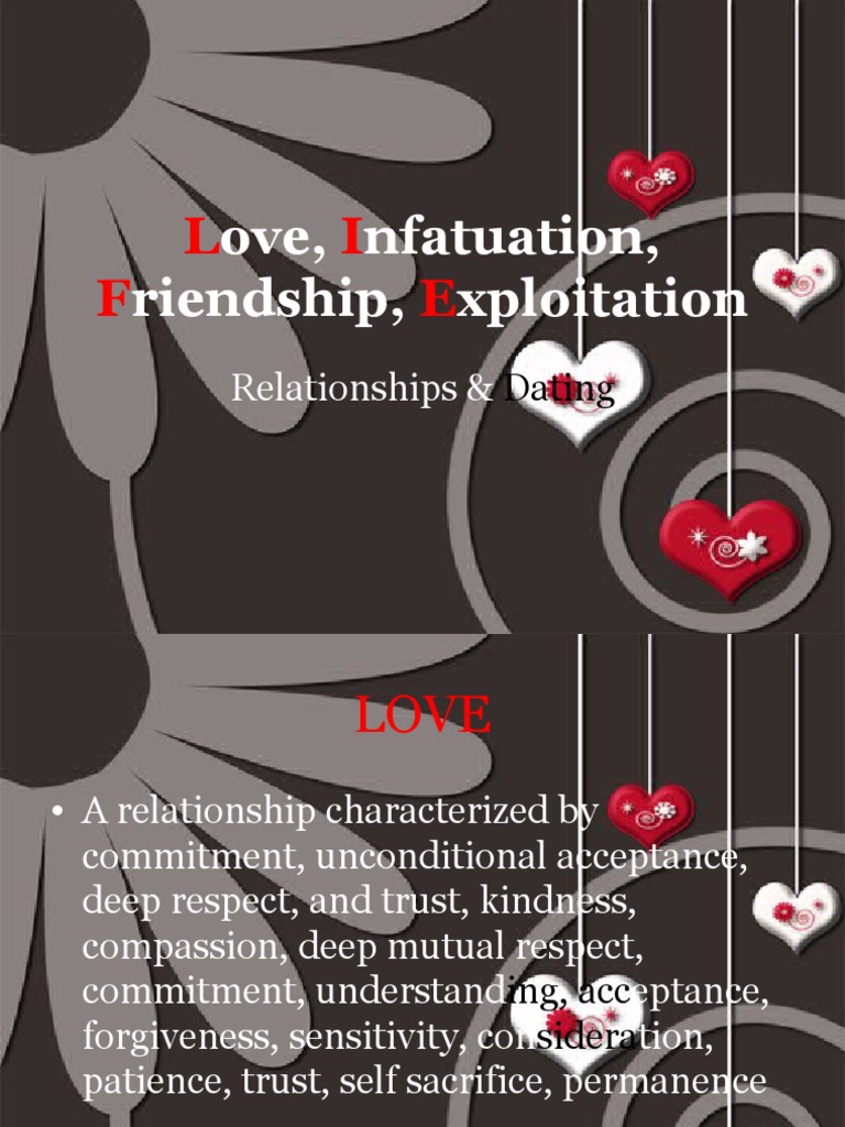 Love vs. Infatuation Explained | PDF | Romance (Love) | Love
