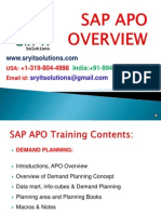 Sap Apo Online Training - Sryit Solutions