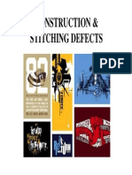 Construction stitching defects