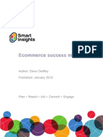 Ecommerce Success Mapping: Author: Dave Chaffey Published: January 2013