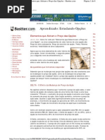 Bolsa - Bastter - Elementos Que Afetam O Preço Das Opçoes