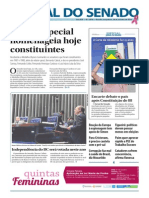 Jornal do Senado Brasileiro - Comemoração da Constituinte Brasileira
