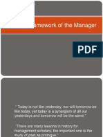 Cultural Framework of The Manager