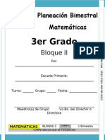 3er Grado - Bloque 2 - Matemáticas