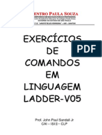 Exercício de Comandos em Linguagem Ladder ETE V05