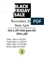 2013 WCCPR Black Friday Sale