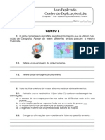 A.2 - Teste Diagnóstico - Representações da Superfície Terrestre (1)