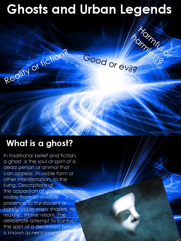 Ghosts And Urban Legends Pdf Ghosts Mythology