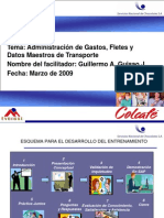 Admin Gastos, Fletes y Datos Maestros Transporte