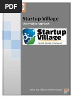 Startup Village: Live Project Approach