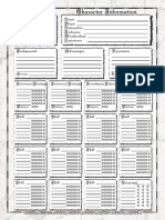 7th Sea Character Sheet