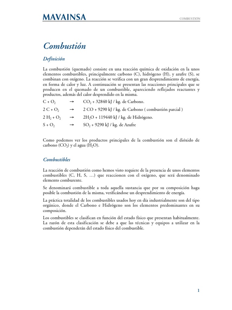 3 Combustion | PDF