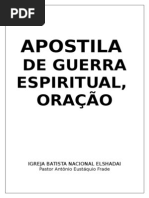 2086817 APOSTILA Guerra Espiritual Igreja