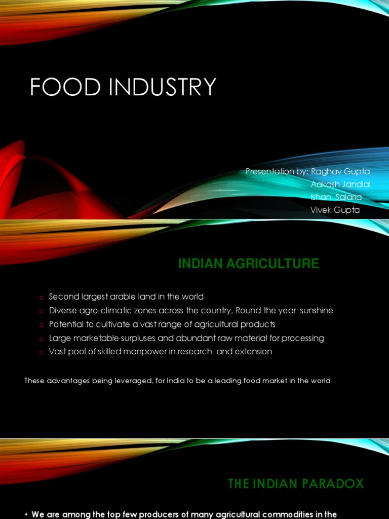 Food Industry PDF Refrigeration Foods