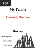 My Family: Presented by Minh Hong