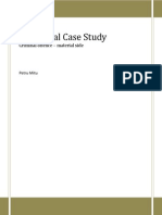 Individual Case Study: Criminal Offence - Material Side