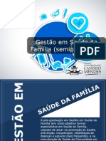 Pós-graduação em Gestão em Saúde da Família (Semipresencial) - Grupo Educa+ EAD