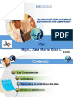 Planificación Didáctica Basada en Competencias