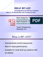 ASHRAE RP-1455: Advanced Control Sequences For HVAC Systems