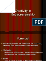 The Role of Creativity in Entrepreneurship