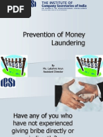 Prevention of Money Laundering - Lakshmi Arun