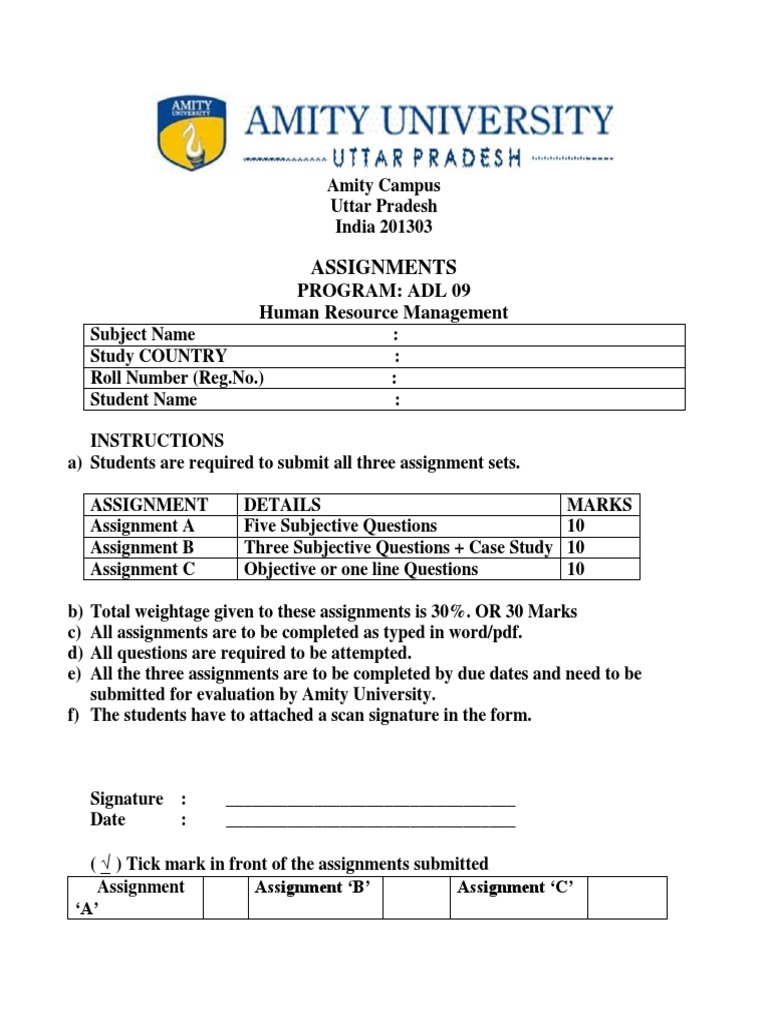 Pdf Human Resource Management Assignment Pdf Human Resource Management Pdf Pdfprof Com