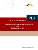 B2-C1 Modellsatz Nr.4, SK Hinweise Zur Bewertung