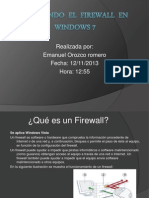 Activando El Firewall en Windows 7