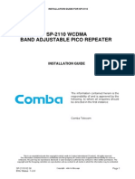 SP-2110 WCDMA Band Adjustable Pico Repeater: Installation Guide