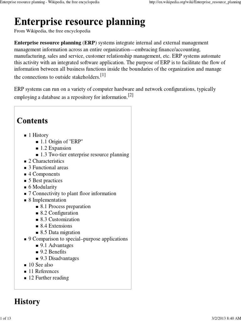 Advantages and disadvantages of special purpose software