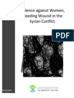 Violence Against Women, Bleeding Wound in The Syrian Conflict